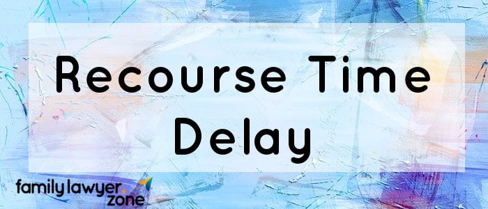 Recourse Time Delay