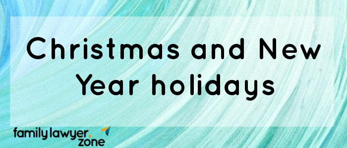 7- Christmas and New Year holidays